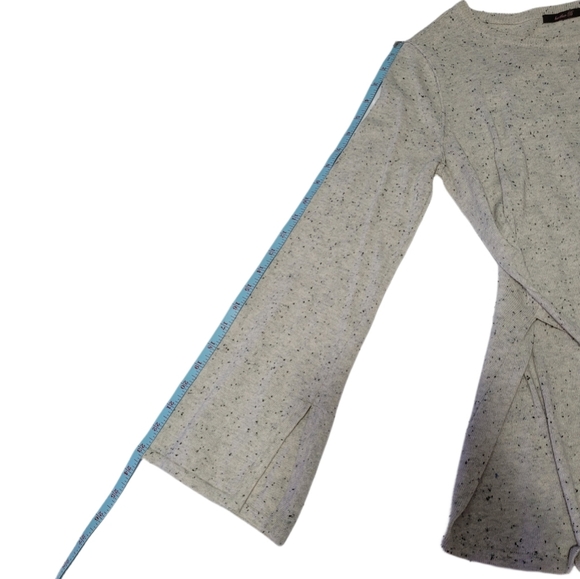 heather B    Women's   Size S    Sweater   Top   Speckled Heather Gray - Picture 8 of 8